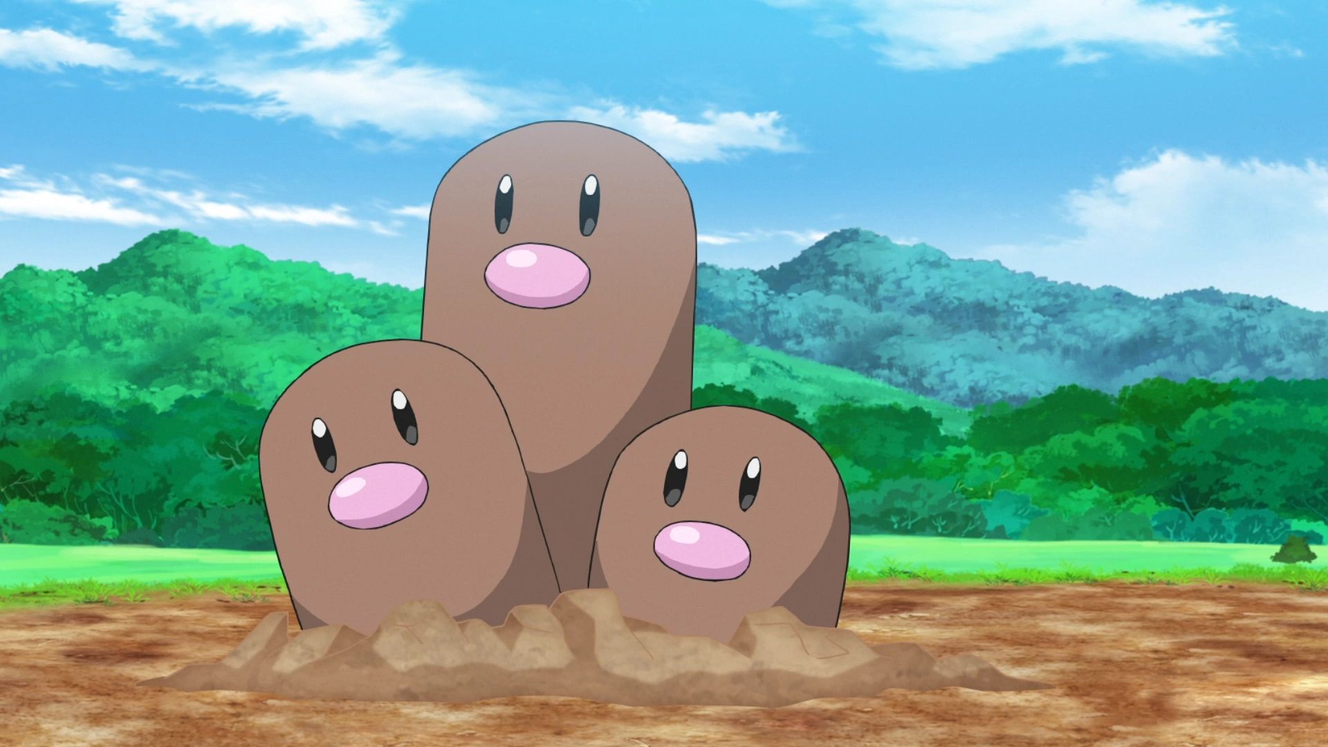 Diglett Dugtrio Realistis: Patung Clay Pokemon Detail Mengejutkan